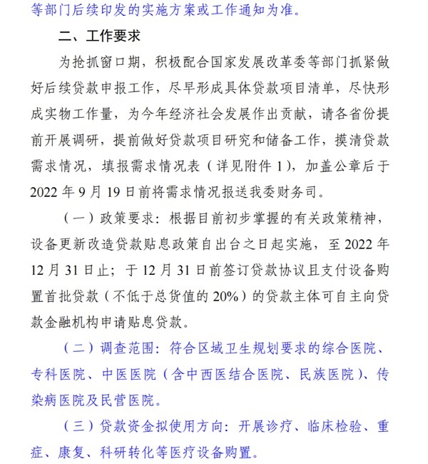 醫(yī)療設備貼息貸款政策申請條件及流程解讀